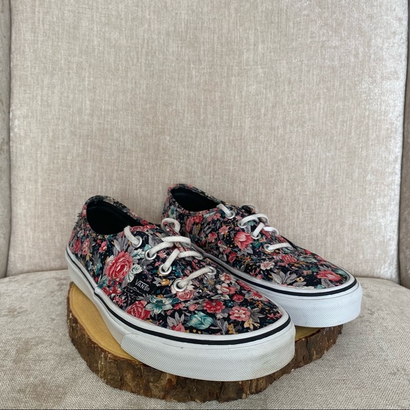 Vans Multi Floral Shoes - Picture 8 of 12